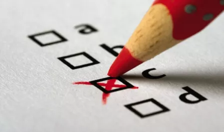 Quiz mit Stift